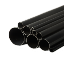 Pipada de acero de soldadura de carbono negro Q235 ERW